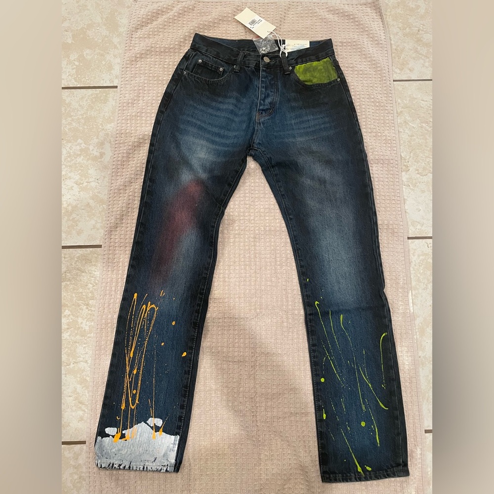 Young men jeans
